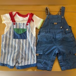 McBaby, Winnie the Pooh • 0-3 mo overall bundle • blue
